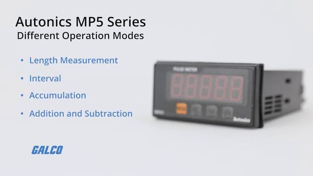 Autonics MP5 Series, Digital Pulse Meter смотреть онлайн