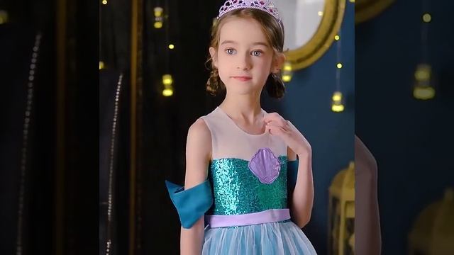 Карнавальное платье русалочки Ариэль смотреть онлайн