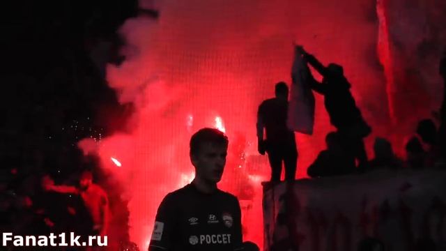 ЭМОЦИИ трибуны фанатов СПАРТАКА на кубковом дерби с цска. Большой ВИДЕООБЗОР смотреть онлайн