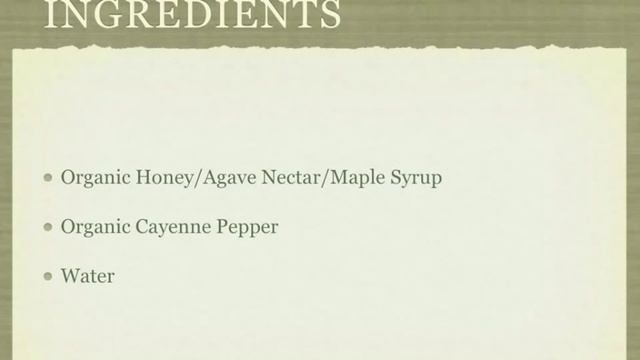 Cayenne Pepper - How To Make Cayenne Pepper Drink!