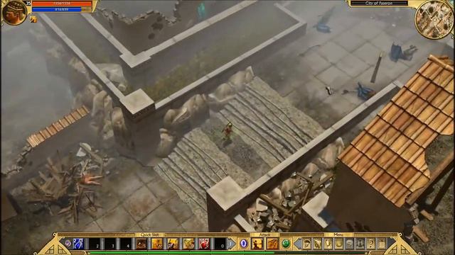 Titan Quest: Immortal Throne pt 89 - Ruins of Paseron смотреть онлайн