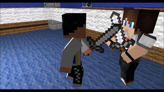 Minecraft Mojang VS Microsoft Animation (Mine Imator) смотреть онлайн