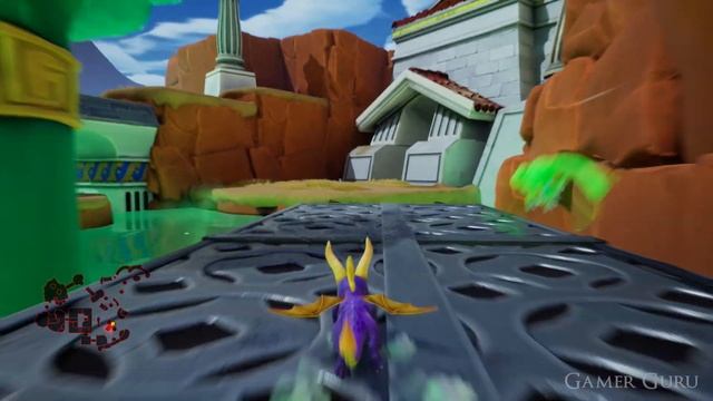 Spyro 3 Year Of The Dragon - Desert Ruins 100% Walkthrough (All Gems, Eggs & Skill Points) смотреть онлайн
