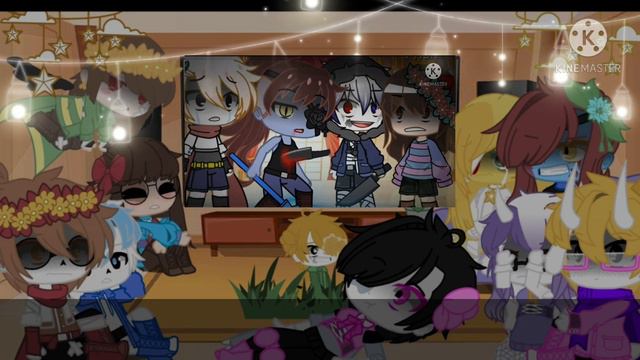 Undertale Reacts To Other Friends // Dusttale