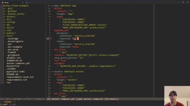 Optional depends_on with Docker Compose v2.20.2+ смотреть онлайн