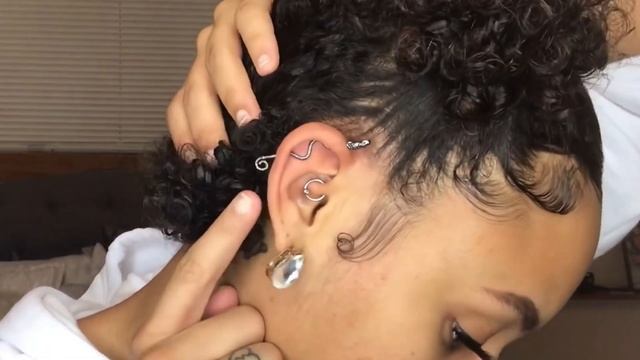Multiple ear piercings #ouferbodyjewelry #piercingjewelry #earrings смотреть онлайн