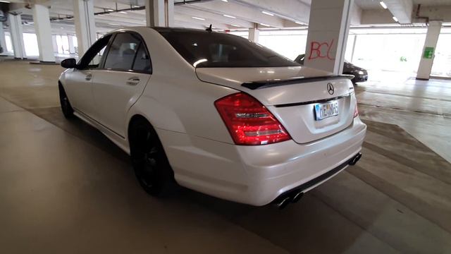 S500 W221 Exhaust Sound Check Straightpipes