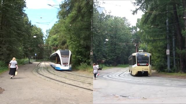 Moscow, Russia is Rapidly Changing...And so Are its Trams - Трамваи в Измайловском парке (Москва) смотреть онлайн