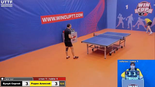 Булуй Сергей 3-2 Родин Алексей Турнир Восток 1 WINCUP 06.06.21 Прямая трансляция Зал1 смотреть онлайн