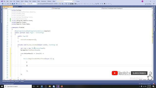 Xamarin Forms. QR Code & Barcode Scanner Integrate with MySQL смотреть онлайн