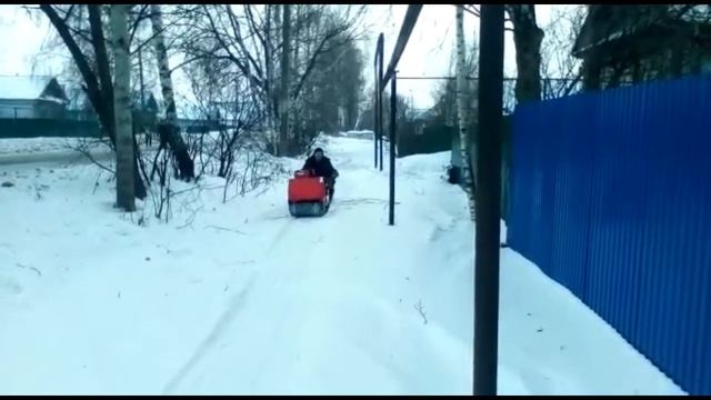 "Мотобуксировщик ("мотособака") Форза" смотреть онлайн