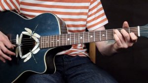 Как играть фолк, рок, кантри аккомпанемент на акустической гитаре - Уроки игры на гитаре Первый Лад