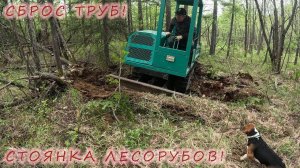 Коп металла трактором. Сброс труб. Деляны. XP ORX