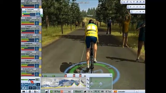 Pro Cycling Manager 2008 PC - Tour de France 2008 Stage 9 смотреть онлайн