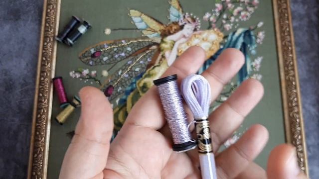 #35. MIRABILIA - LILY OF THE WOODS. ГОТОВАЯ РАБОТА. ЗАМЕНА KREINIK НА DMC? #вышивкакрестом смотреть онлайн