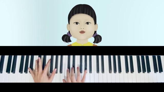 Squid Game OST, (Sad Doll) | Red Light Green Light, FREE PIANO SHEET смотреть онлайн