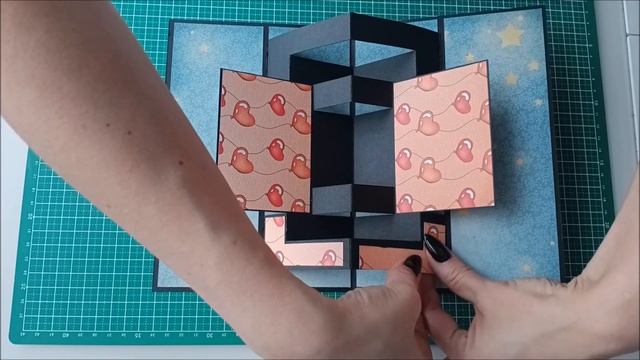 Cardmaking ❤️ Valentines Day ❤️ Tutorial Pop Up Card #2 ❤️ Srapbooking Shaker Element смотреть онлайн