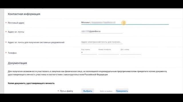 Регистрация ИП и физ лица в ЕИС