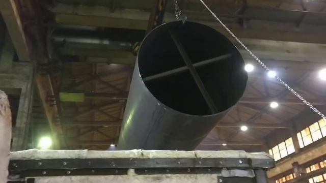 Разгрузка временной печи термообработки смотреть онлайн