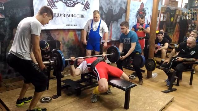 Жим лёжа 1: Ильченко Владислав Турнир «Минотавр» по пауэрлифтингу по версии GPA 2016 смотреть онлайн