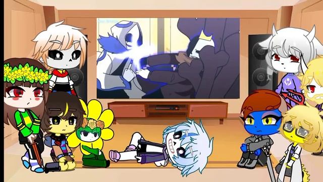 Undertale react to Error404 Sans VS KingOFMultiverse!Sans| Read DISCRIPTION| смотреть онлайн