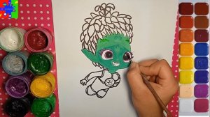 Команда Флоры рисуем Фортуну из мультика. Раскраска для детей