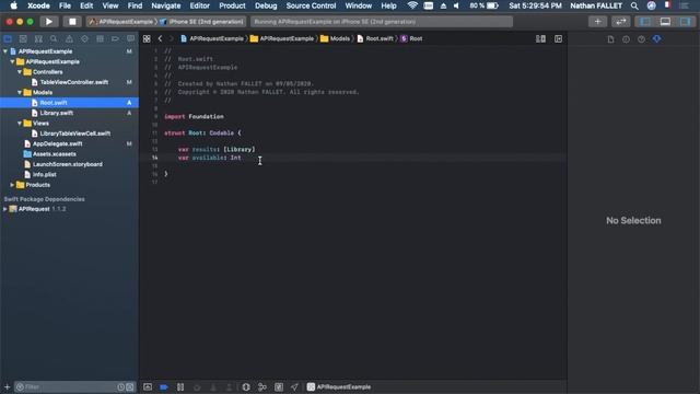 APIRequest.swift: Fetch data from a REST API in your iOS app смотреть онлайн