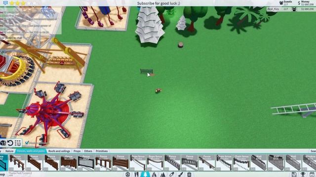 Making YOUR IDEAS in Theme Park Tycoon 2 смотреть онлайн