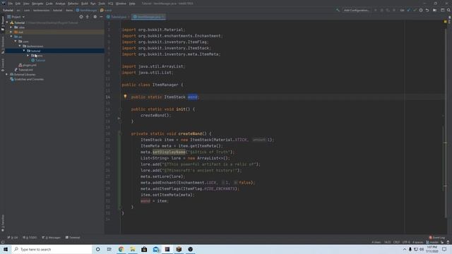 Spigot: Custom Plugin Tutorial - Custom Items (#6) смотреть онлайн