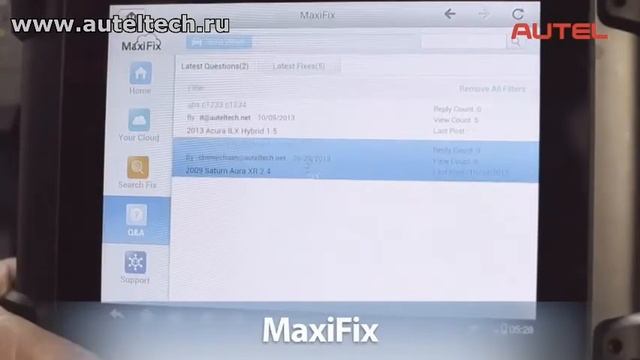 MaxiSYS - профессиональный сканер смотреть онлайн
