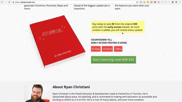 Let's Learn ES6 - Book Release❗️ смотреть онлайн