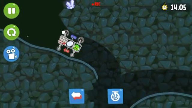 Bad Piggies Flight in the Night Level 4-III (bonus 3) - 2 star walkthrough смотреть онлайн