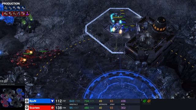 StarCraft 2 Cast: INCREDIBLE Zerg vs Terran! (ByuN vs Scarlett) смотреть онлайн