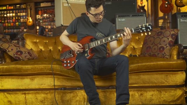 Snacks 131: Gibson SG Standard ‘61 Sideways Vibrola, Vintage Cherry смотреть онлайн
