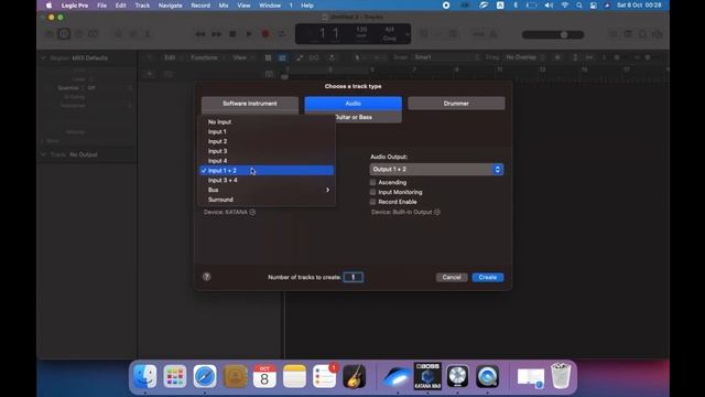 How to connect Boss KATANA to Computer, how to make it STEREO, USING Inputs / Outputs, making music смотреть онлайн