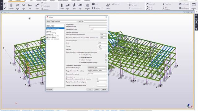 Options Settings in Tekla Structures смотреть онлайн