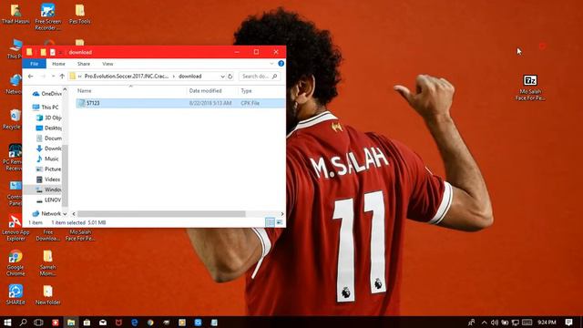 Mo Salah Pes 2019 Face Convert For Pes 17 смотреть онлайн