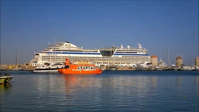 Port de Mandraki- Rhodes-Grèce смотреть онлайн