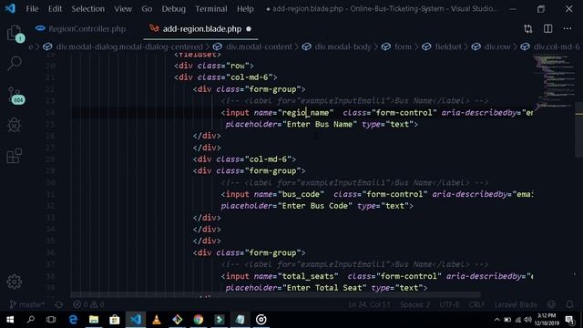 Laravel Online Bus Ticketing System from scratch step by step City / Depart (Section) смотреть онлайн