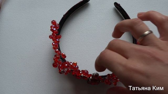 Корона из бусин и камней 2 часть/Crown of beads and stones 2 part смотреть онлайн
