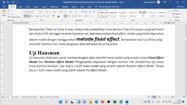 TERBARU❗Tutorial Lengkap Regresi Data Panel Dengan Eviews смотреть онлайн