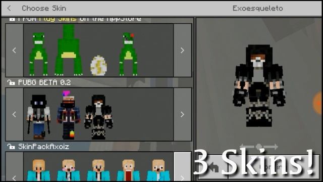 NEW!! SKIN PACK 4D PUBG - MINECRAFT SKINS смотреть онлайн