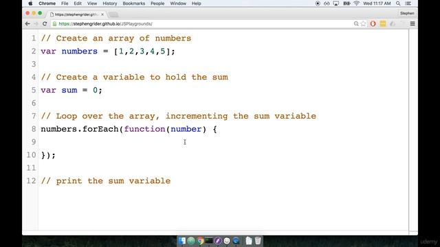 ES6 JavaScript 005 forEach Continued смотреть онлайн