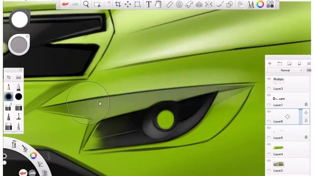 Car Design Sketching with Sketchbook Pro смотреть онлайн