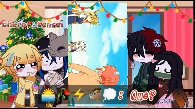 「☯Demon Sleyer react to Y/n☁ ✰especial de Natal☃」 смотреть онлайн