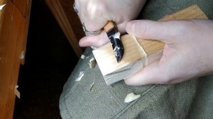 Эксперимент. Сосна, нож «татьянка», резьба в руках. (1 часть)