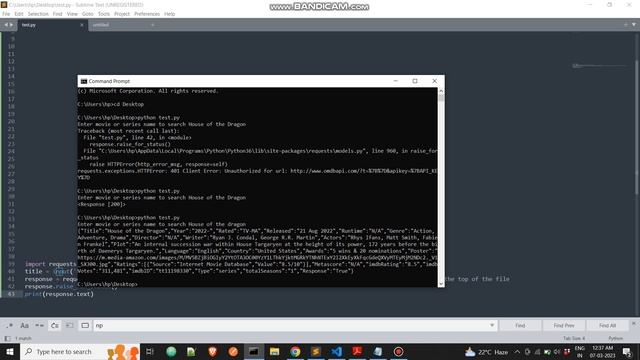 Using OMDB API with Python - Getting details of any movie / show using 5 lines of Python Code смотреть онлайн