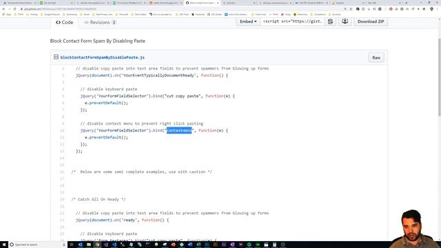 Stop Contact Form Spam With Jquery By Blocking Paste Into Message Fields смотреть онлайн