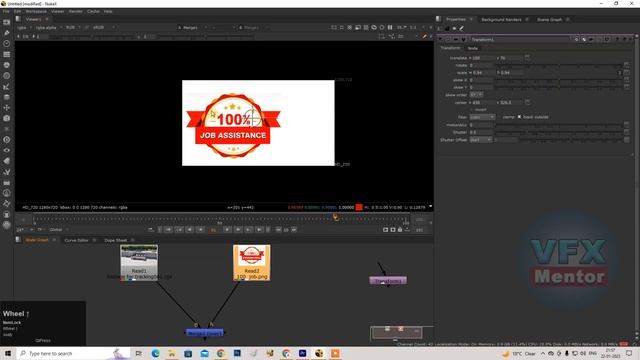 Transform Node in Nuke | Nuke Hindi tutorial #VFXMentor смотреть онлайн