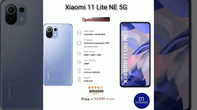 Xiaomi 11 Lite 5g NE, Gaming Processor SD 778G Xiaomi Mobile (2022) смотреть онлайн